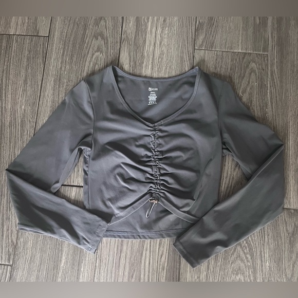 BuffBunny Flora Crop Top Quarry - Picture 3 of 5